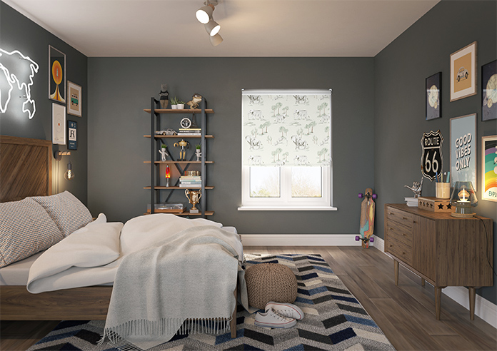 Elephant Herd, Plain - Twist&Fit Roller Blind - Image 8
